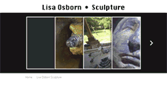 Desktop Screenshot of lisaosbornsculpture.com