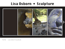 Tablet Screenshot of lisaosbornsculpture.com